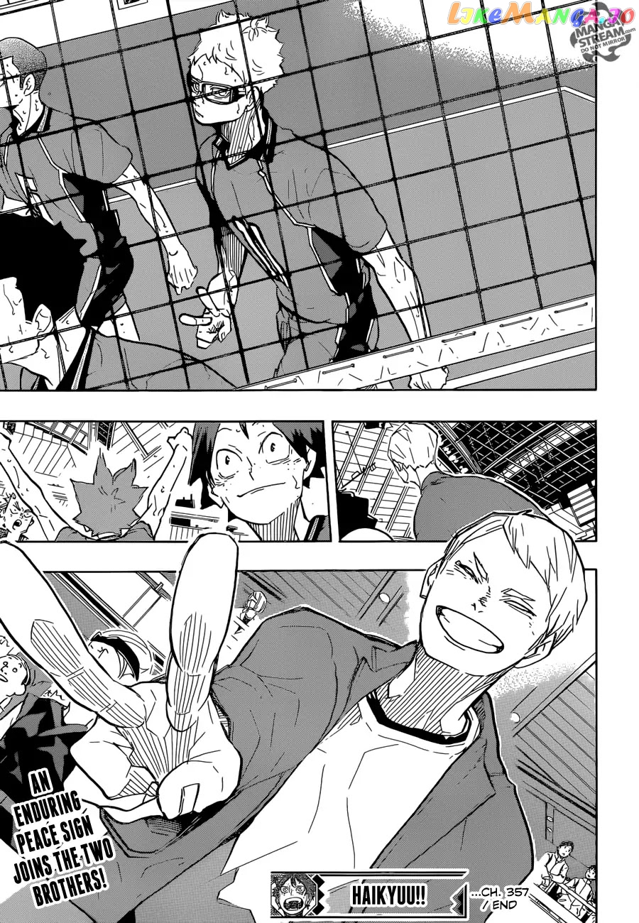 Haikyuu!!, Chapter 357 image 19